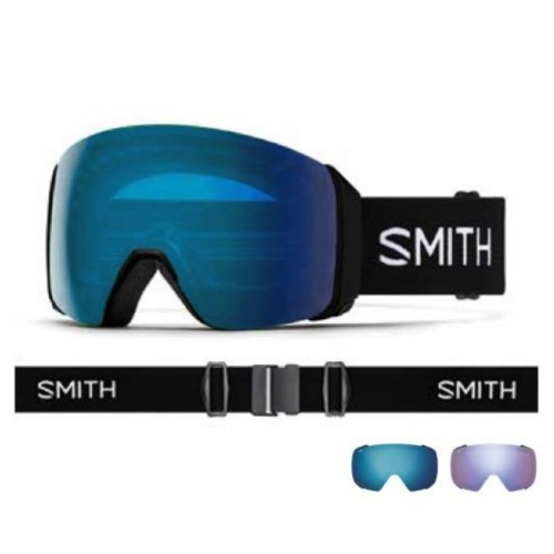 예약판매 2425 스미스 고글 포디 맥 엑스라지 SMITH 4D MAG XL BLACK CP SUN BLUE MIRROR + STORM BLUE SENSOR 보너스렌즈